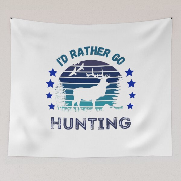 Item preview, I'd Rather Go Hunting Vintage designed and sold by 9N20.