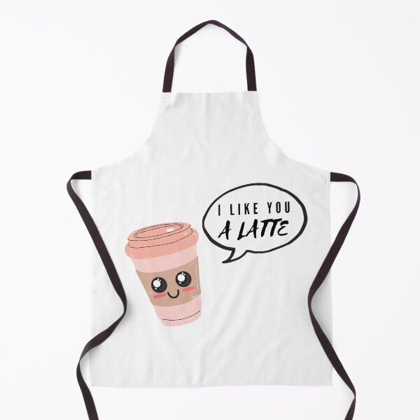Item preview, I LIKE YOU A LATTE Valentine's Day Puns designed and sold by designsbyreaia.