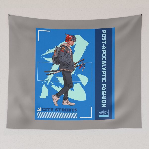Item preview, Street Boy Anime fashion time warrior designed and sold by CoolandVibrant.