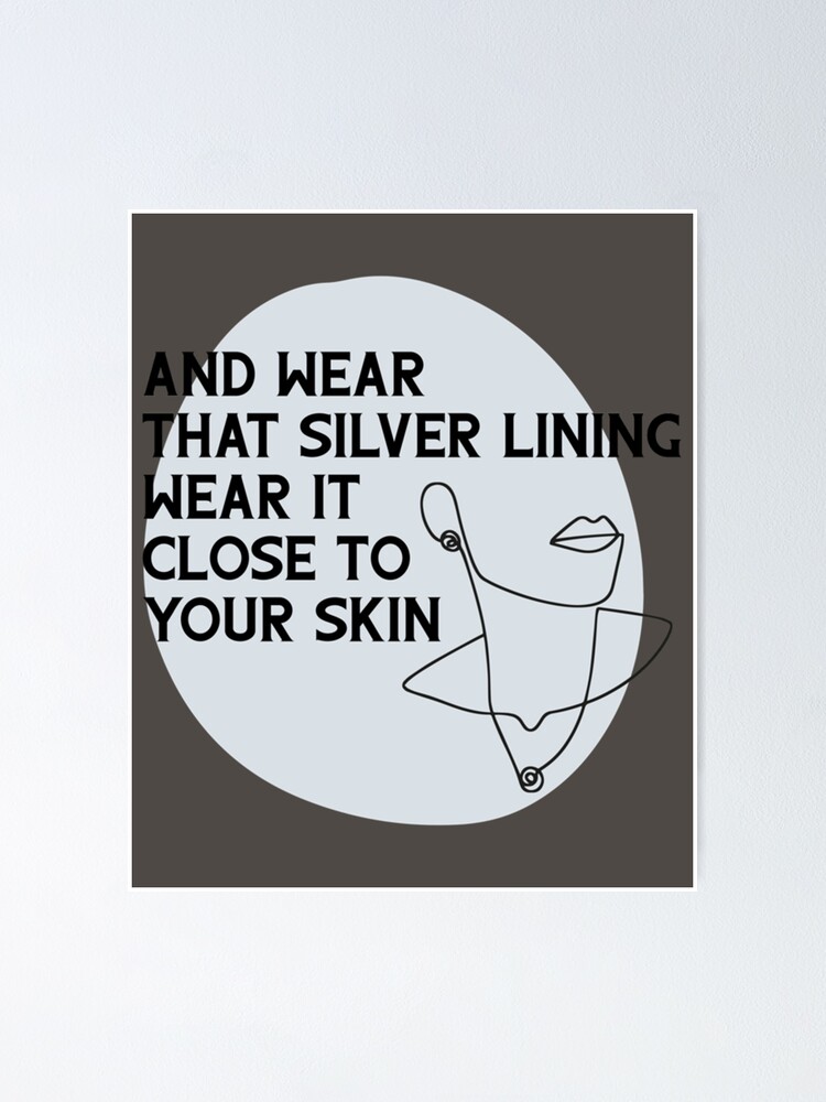 "MT. Joy Silver Lining" Poster for Sale by Jamasdatt Redbubble