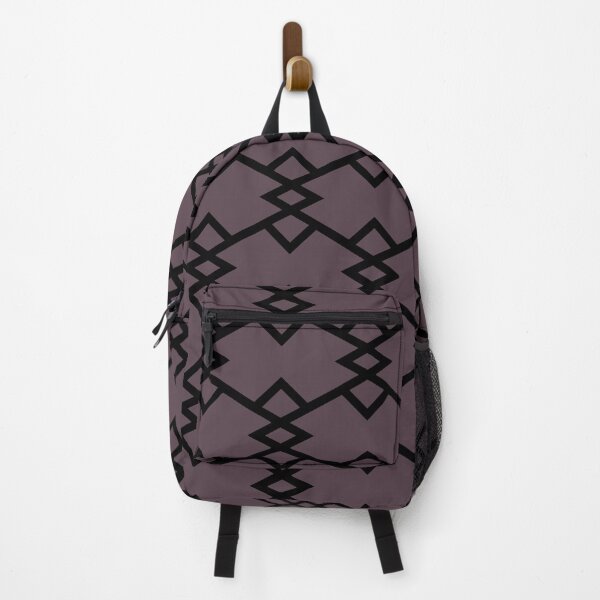 Item preview, Black and Dark Purple Tessellation Line Pattern 22 - DE 2022 Trending Color Grapes of Wrath DET409 designed and sold by ColorOfTheYears.