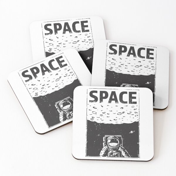 Item preview, Monochrome Space Vintage Art Work designed and sold by Vector Scout Lab.