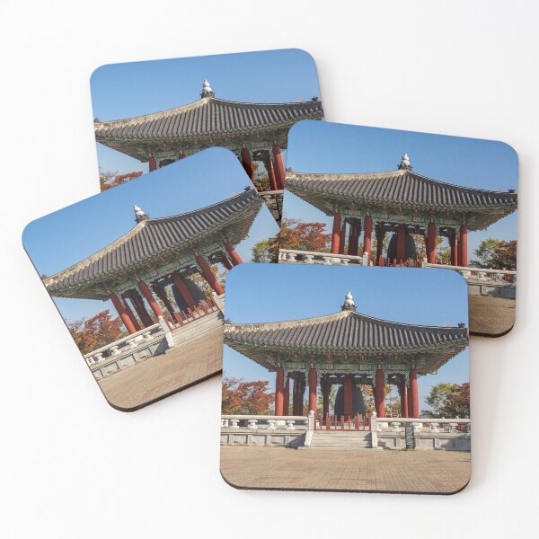 Item preview, Peace Bell Temple at the Korean DMZ on a sunny autumn morning, South Korea designed and sold by SnapTPhotograph.