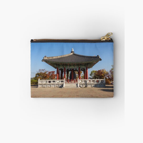 Item preview, Peace Bell Temple at the Korean DMZ on a sunny autumn morning, South Korea designed and sold by SnapTPhotograph.