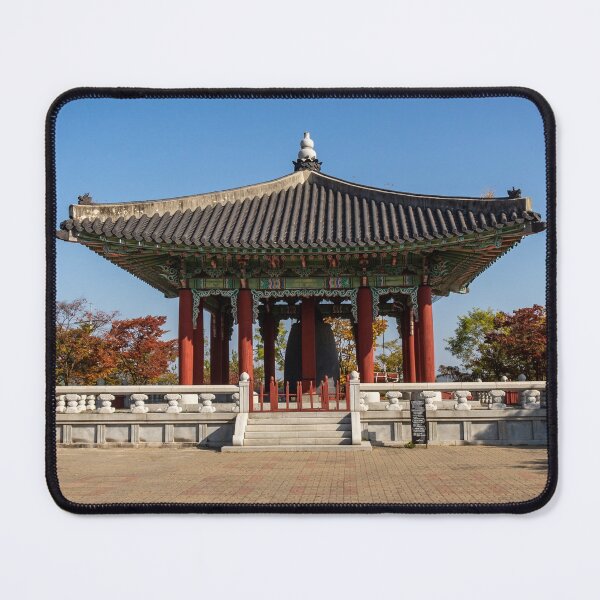 Item preview, Peace Bell Temple at the Korean DMZ on a sunny autumn morning, South Korea designed and sold by SnapTPhotograph.