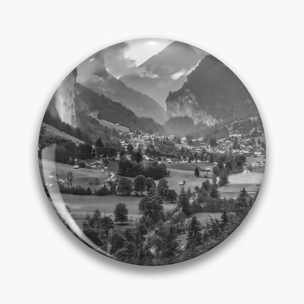 Item preview, Lauterbrunnen Valley, Switzerland, Monochrome. designed and sold by Nethycurl.
