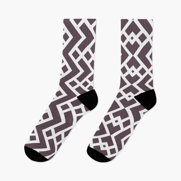 Artikelvorschau, Dark Purple and White Tessellation Line Pattern 25 - DE 2022 Trending Color Grapes of Wrath DET409 entworfen und verkauft von ColorOfTheYears.