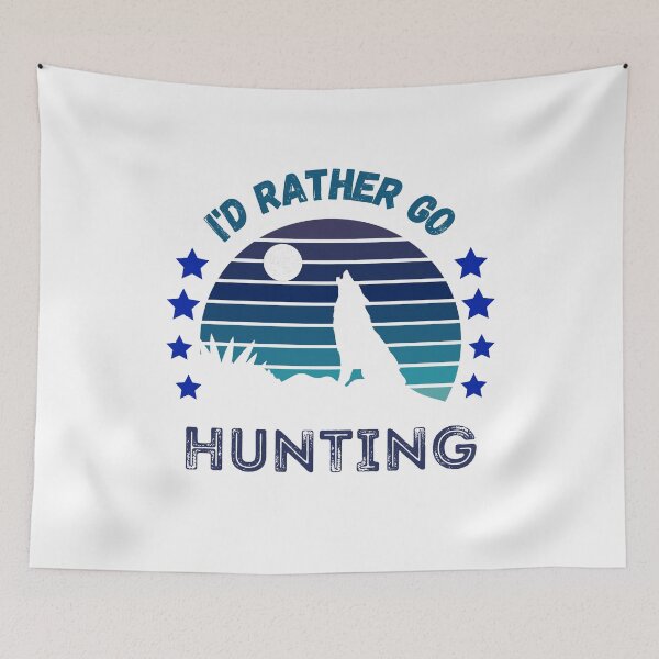 Item preview, I'd Rather Go Hunting Retro Style designed and sold by 9N20.