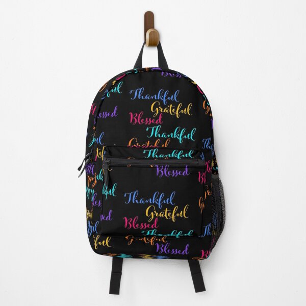Item preview, Thankful Grateful Blessed Colorful Words designed and sold by Brasilia.
