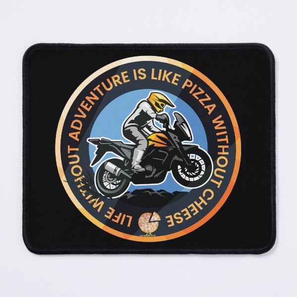Item preview, Adventure Bike Rider Life Without Adventure Sticker T-Shirt 03 designed and sold by OuterShellUK.