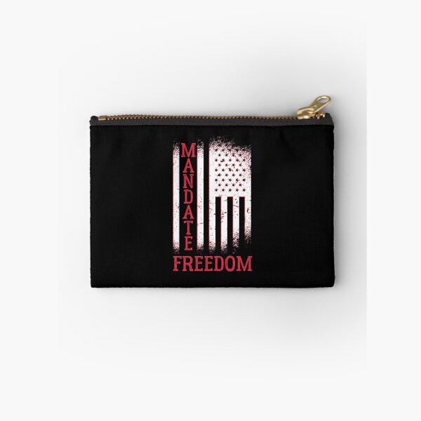 Item preview, Mandate freedom, distressed American flag print designed and sold by Auntieck.