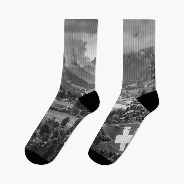 Item preview, Lauterbrunnen Valley, Switzerland, Monochrome. designed and sold by Nethycurl.