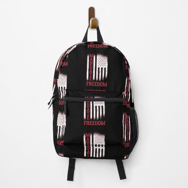 Item preview, Mandate freedom, distressed American flag print designed and sold by Auntieck.