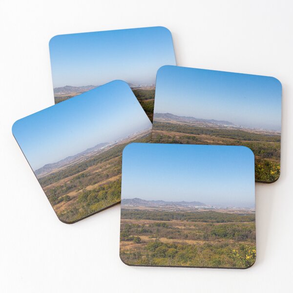 Item preview, A view across the DMZ from the Dora Observatory to North Korea designed and sold by SnapTPhotograph.