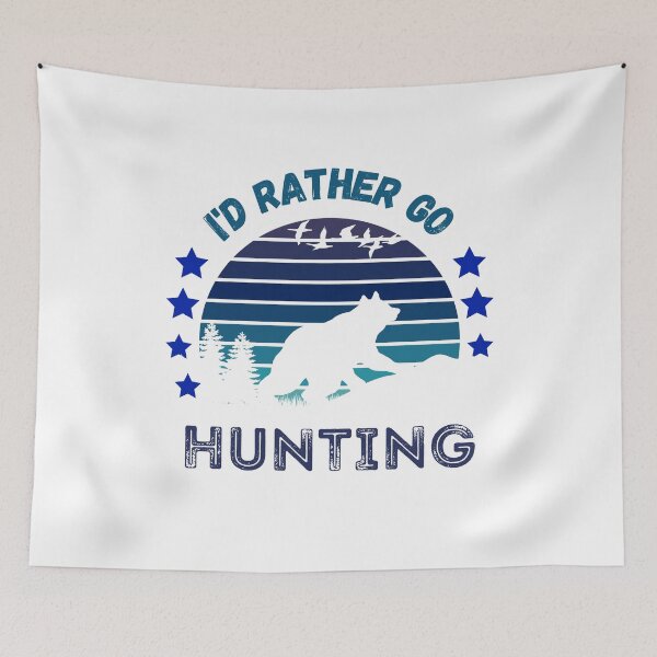 Item preview, I'd Rather Go Hunting Vintage Style designed and sold by 9N20.