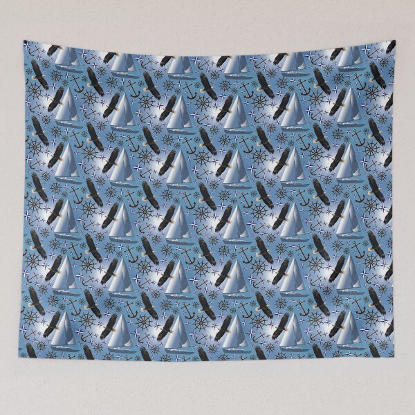 Item preview, Bald Eagle on the Bay Repeat 5748 designed and sold by Art in My Loft.
