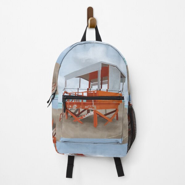 Item preview, Iconic Lifeguard Tower street art designed and sold by BailemosBachata.
