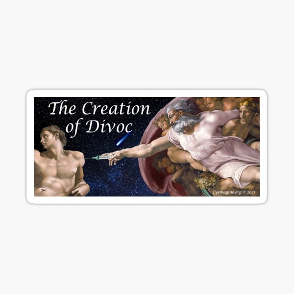 The Creation of Divoc Sticker