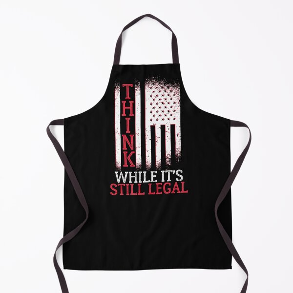 Item preview, Think while it's still legal, distressed American flag print designed and sold by Auntieck.