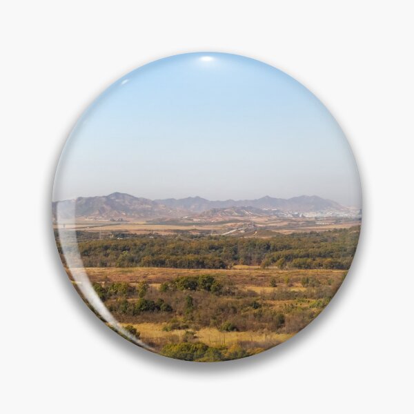 Item preview, The Korean Demilitarized Zone or DMZ, with North Korea in the distance designed and sold by SnapTPhotograph.