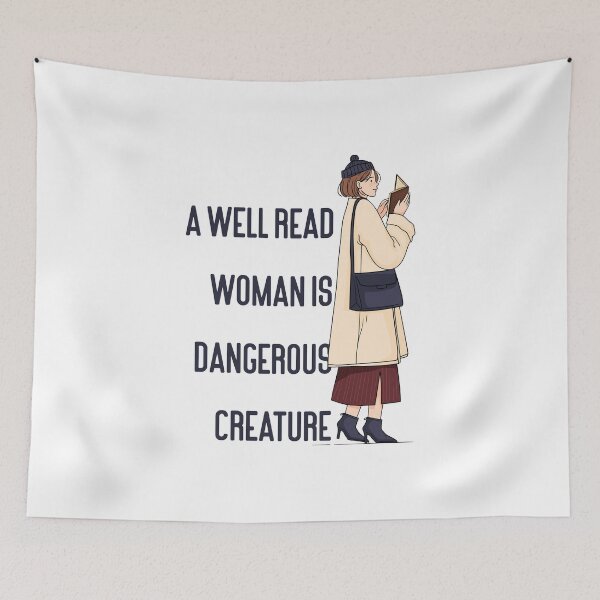 Item preview, a well read woman is dangerous creature designed and sold by yusufdehbi.
