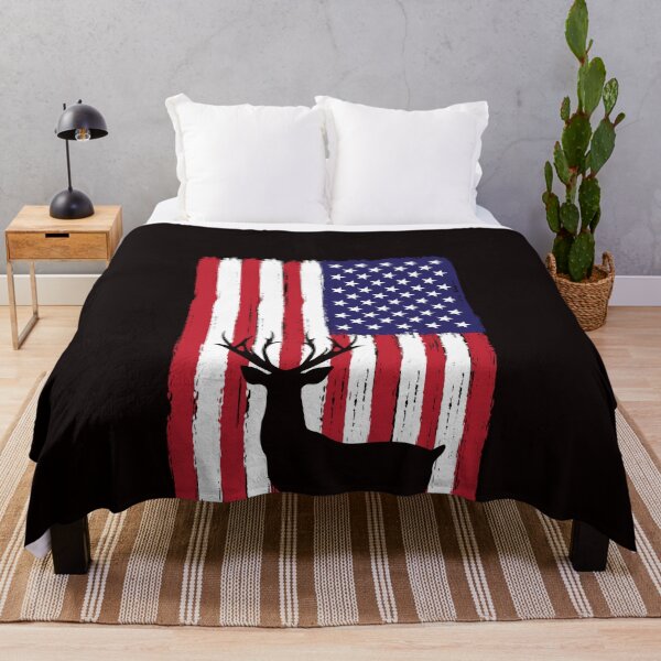 Item preview, Deer Hunting American Flag designed and sold by ACHRAF877.