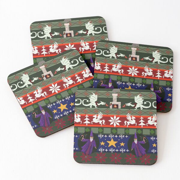 Item preview, Ugly Sweater Christmas Fantasy Pattern designed and sold by Shadowind.