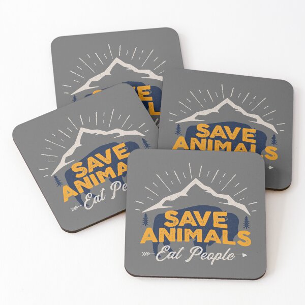 Item preview, Save Animals Eat People designed and sold by storyboxdesigns.