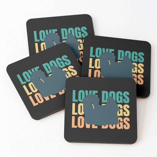 Item preview, Love Dogs - Retro Yorkshire Terrier Owner Lover Gift designed and sold by mayamay0.