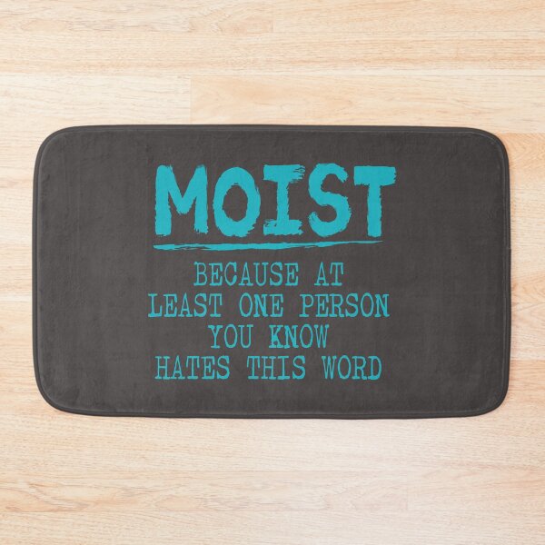 Item preview, Funny moist because at least one person you know hates this word  Rude Offensive Check List Christmas Party,  gift for  designed and sold by joygift369.