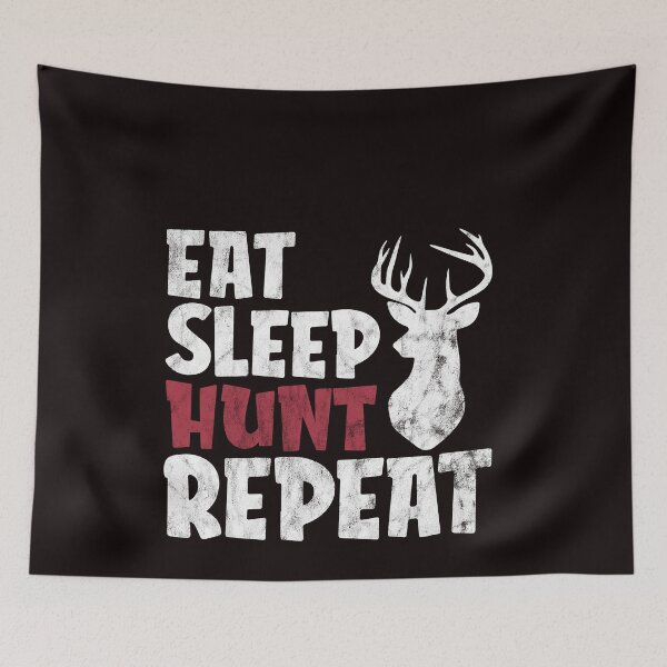 Item preview, Eat Sleep Hunt Repeat Funny Hunting Deer For Men designed and sold by ACHRAF877.