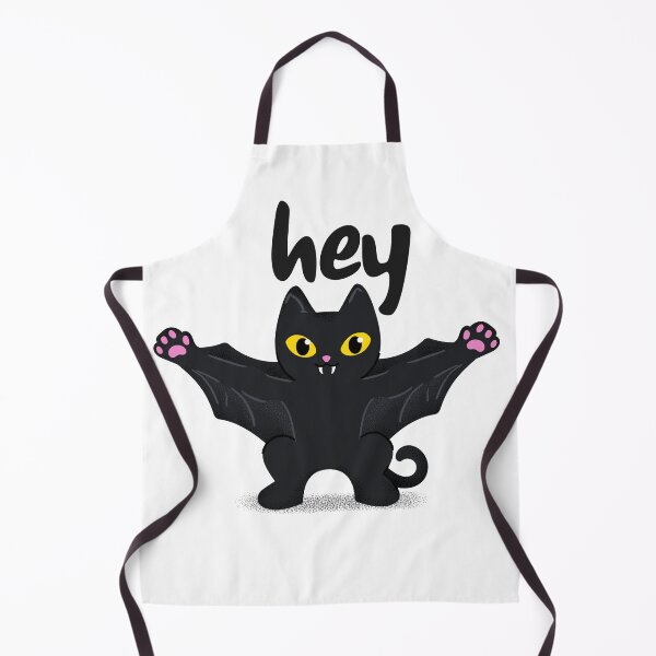 Item preview, cat says hey designed and sold by qofebean.