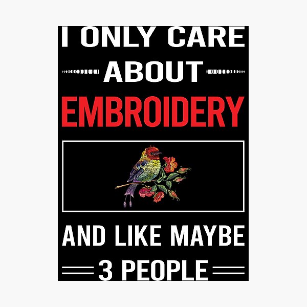 Item preview, Funny 3 People Embroidery Embroidering Embroider designed and sold by FifineCroteau.