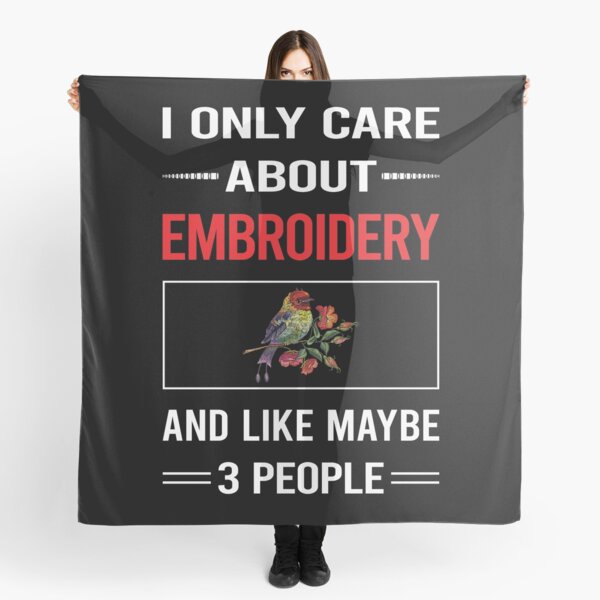 Item preview, Funny 3 People Embroidery Embroidering Embroider designed and sold by FifineCroteau.
