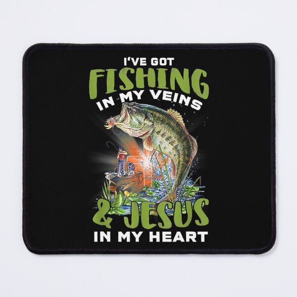 Item preview, I've Got Fishing In My Veins And Jesus In My Heart designed and sold by abbottdominic.