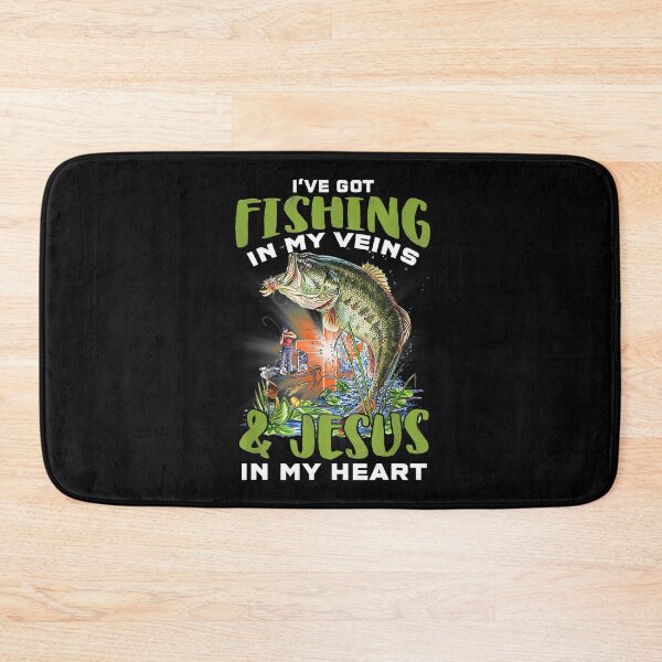 Item preview, I've Got Fishing In My Veins And Jesus In My Heart designed and sold by abbottdominic.