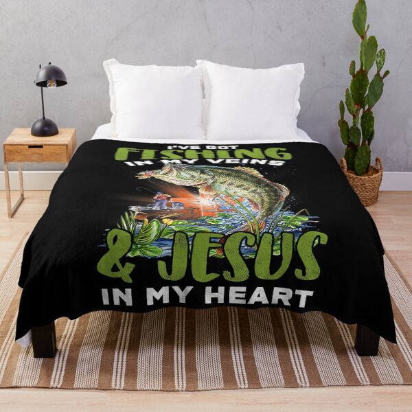 Item preview, I've Got Fishing In My Veins And Jesus In My Heart designed and sold by abbottdominic.