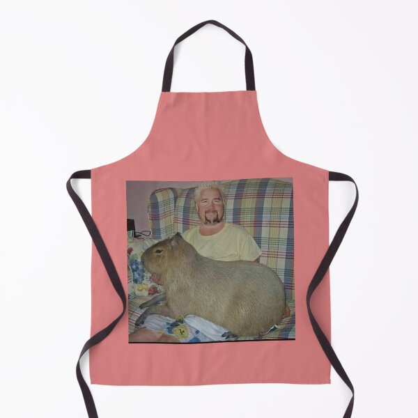 Item preview, guy fieri with capybara   designed and sold by RainSilver.