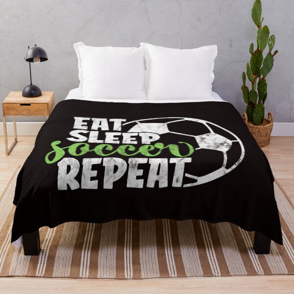 Item preview, Eat Sleep Soccer Repeat Funny Cool Sport Player designed and sold by ACHRAF877.