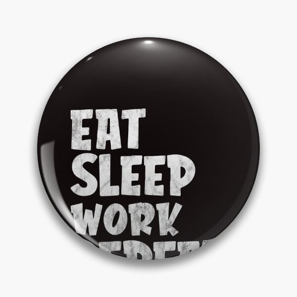 Item preview, Eat Sleep Work Repeat Funny Man Women Vintage Worker designed and sold by ACHRAF877.