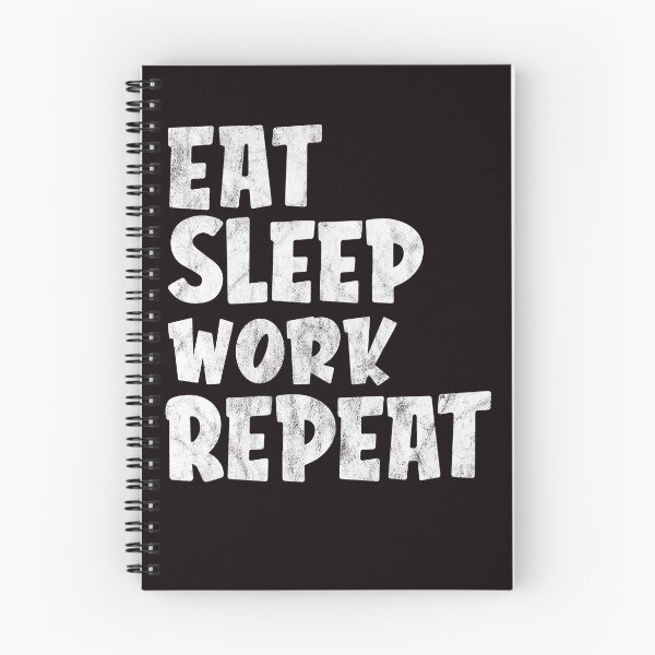 Item preview, Eat Sleep Work Repeat Funny Man Women Vintage Worker designed and sold by ACHRAF877.