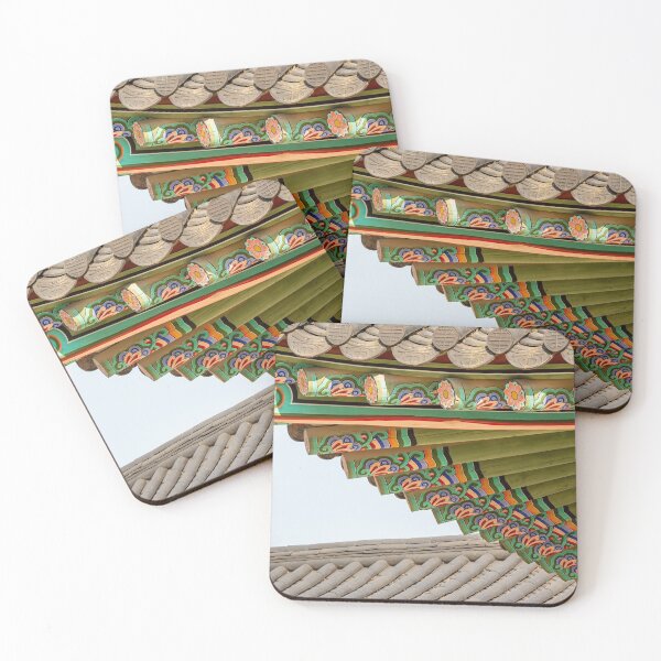 Item preview, Traditional Korean roof architecture on a building in Seoul, South Korea designed and sold by SnapTPhotograph.