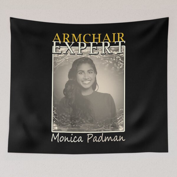 Item preview, Retro Vintage Armchair Expert Portrait Art Podcast Monica Padman The Best Women designed and sold by MonicaPadmanArt.