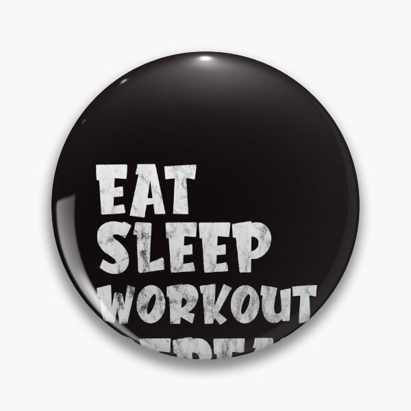 Item preview, Eat Sleep Workout Repeat Funny Work Out Gym Man Women designed and sold by ACHRAF877.
