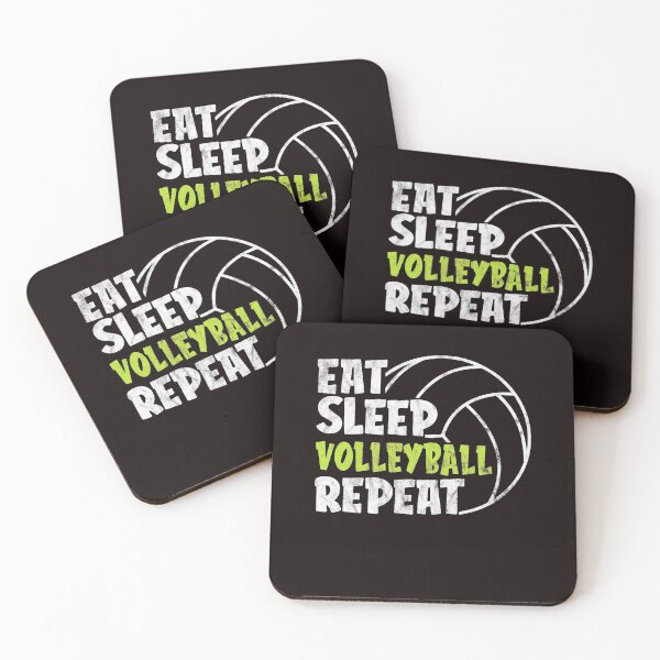 Item preview, Eat Sleep Volleyball Repeat Cool Funny Retro Player Tee designed and sold by ACHRAF877.