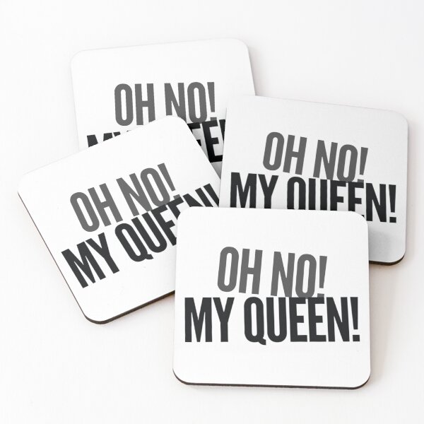 Item preview, Oh no, my queen! - Chess   designed and sold by NCSWOODART.