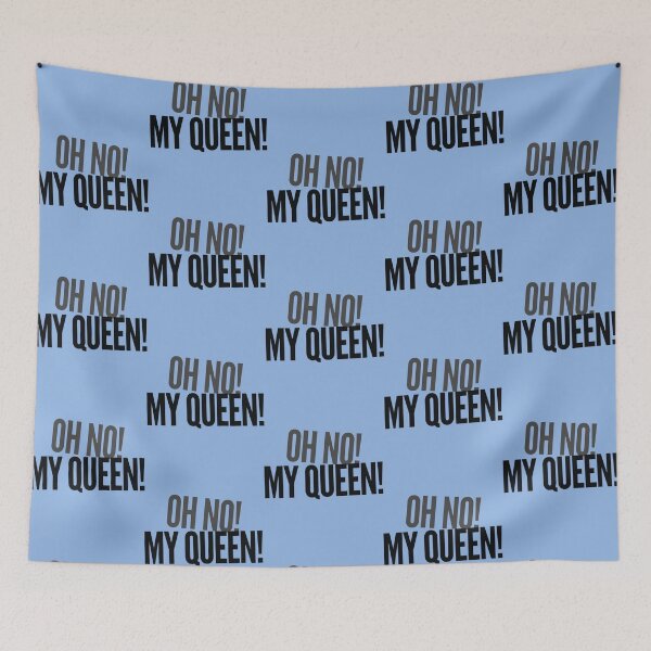 Item preview, Oh no, my queen! - Chess   designed and sold by NCSWOODART.