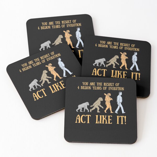 Item preview, Darwin Day Funny Evolution Sarcastic Quote designed and sold by dogeatdoug.