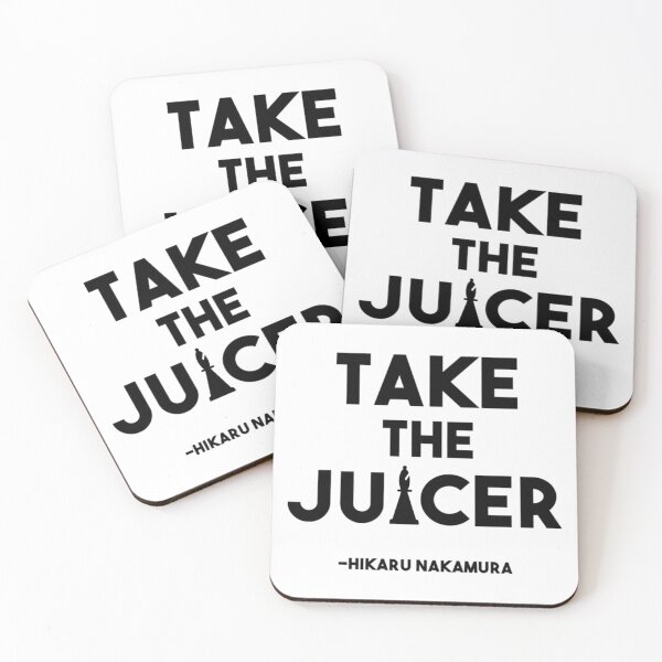 Item preview, Take the Juicer - Hikaru Nakamura Chess designed and sold by NCSWOODART.
