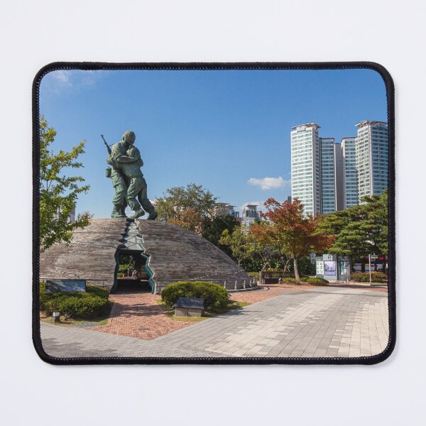 Item preview, The 'Statue of Brothers' at the War Memorial of Korea Museum, Seoul, South Korea designed and sold by SnapTPhotograph.